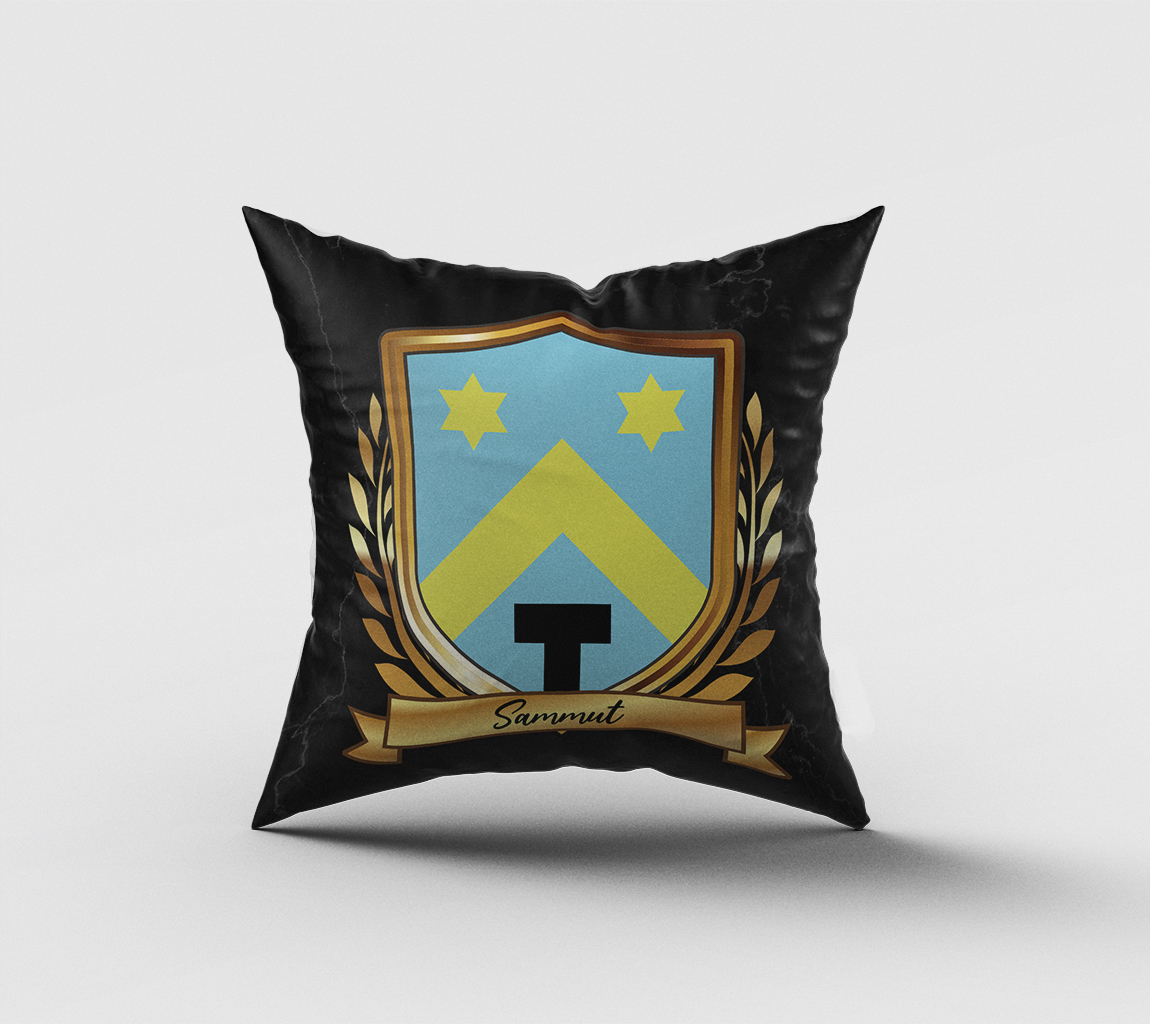 Sammut Surname Shield Cushion