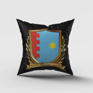 Savona Surname Shield Cushion