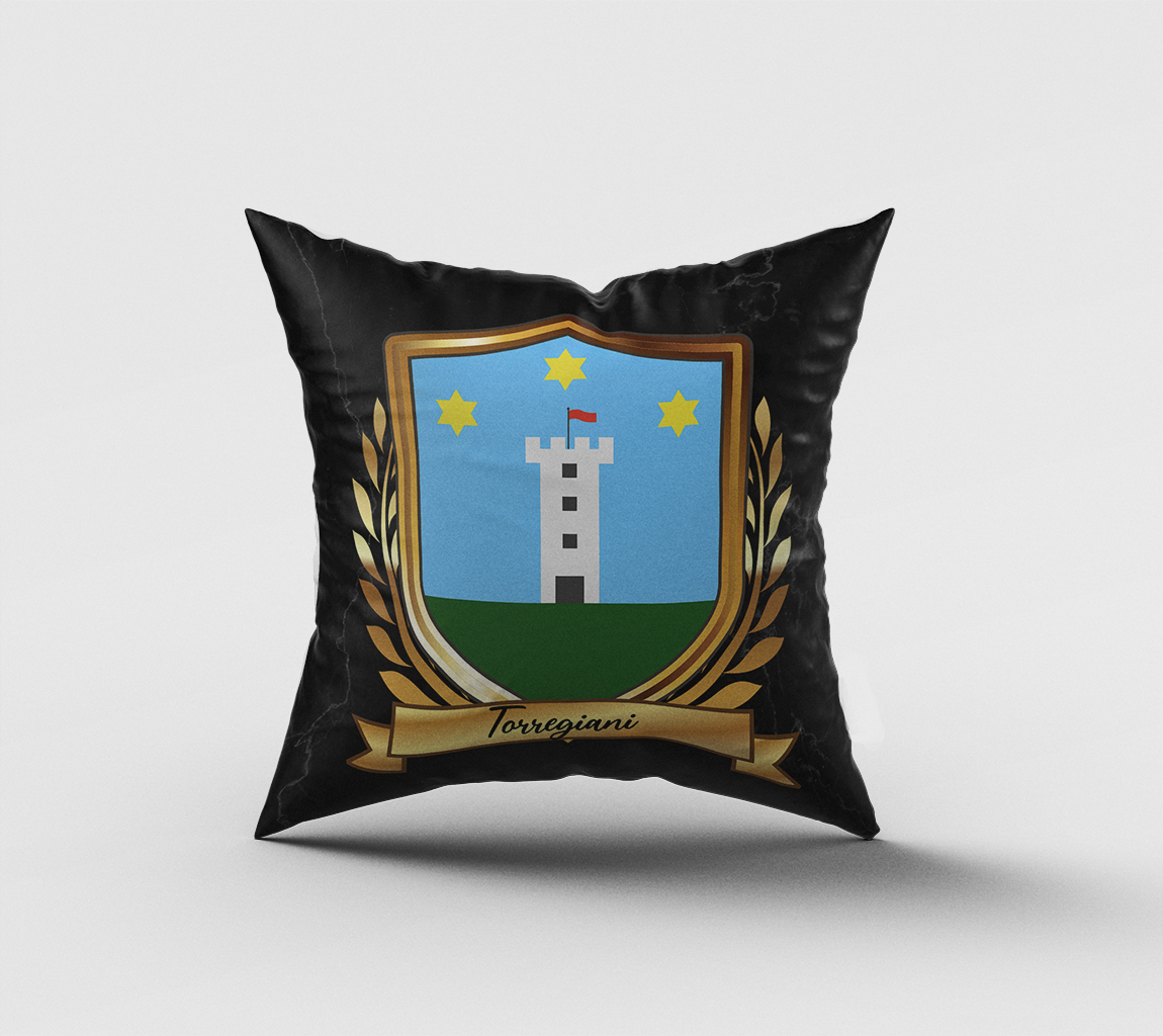 Torregiani Surname Shield Cushion