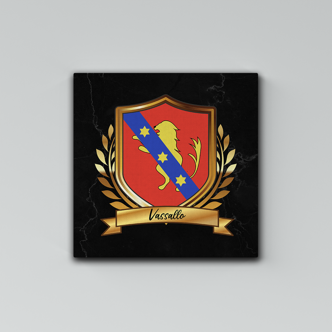Vassallo Surname Shield Prints - Image 3