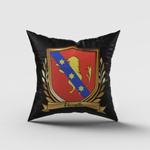 Vassallo Surname Shield Cushion
