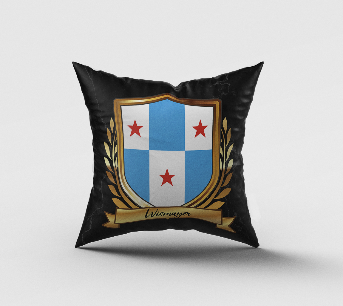 Wismayer Surname Shield Cushion