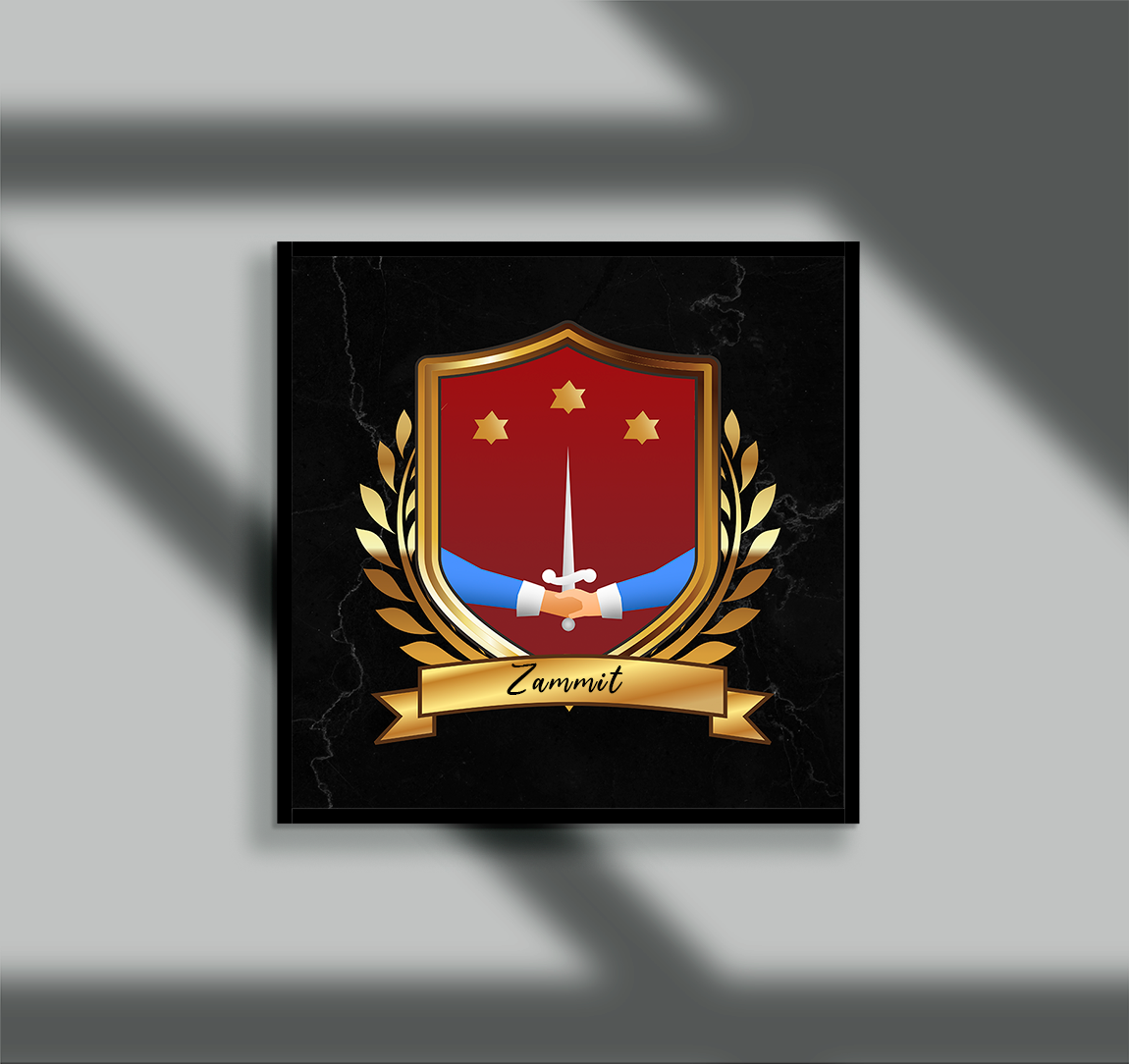 Zammit Surname Shield Prints - Image 3