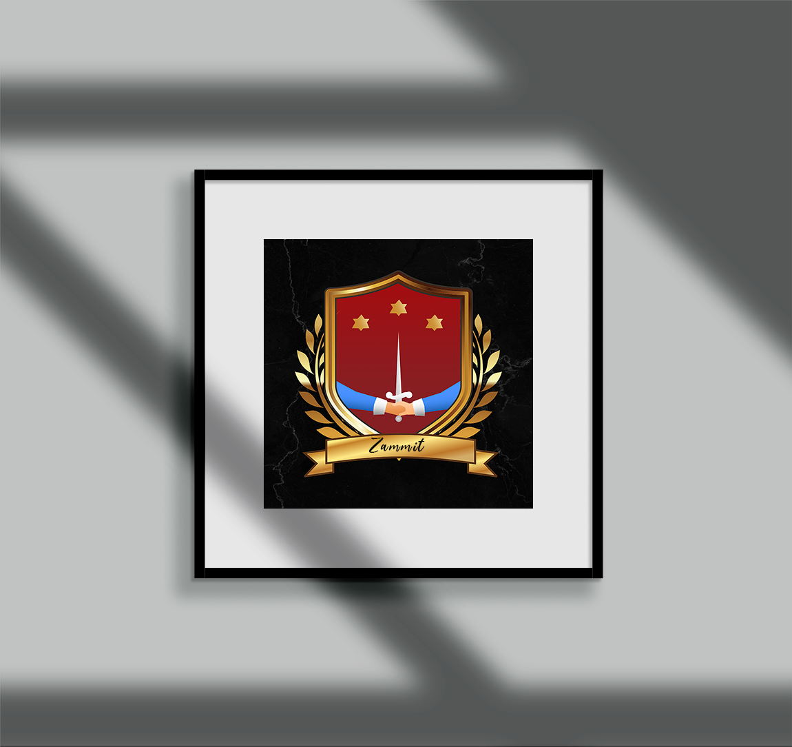 Zammit Surname Shield Prints