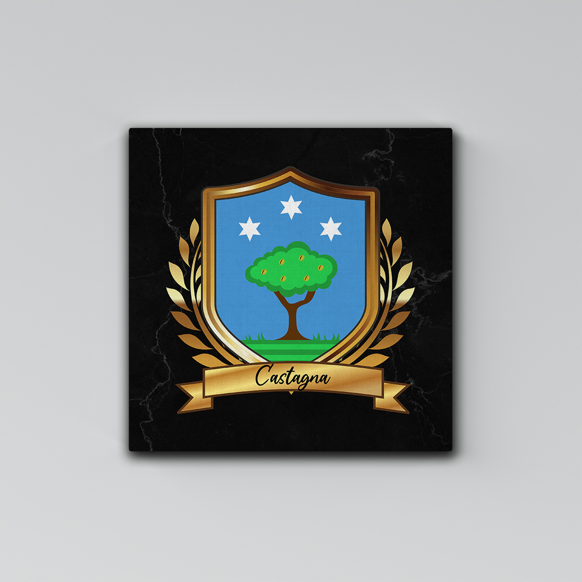 Castagna Surname Shield Prints - Image 2