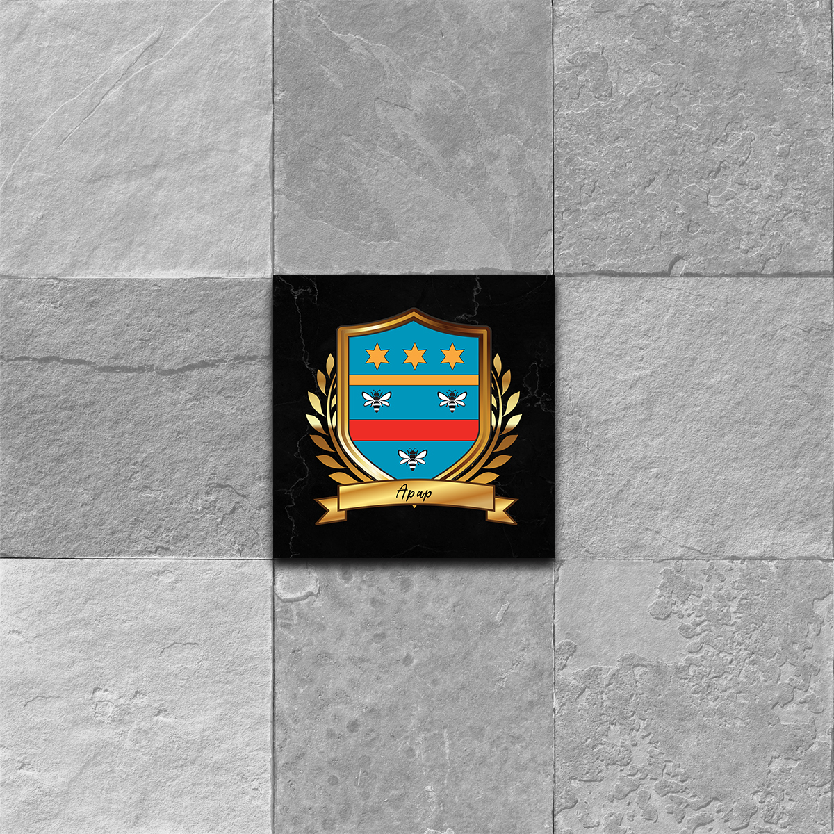 Apap Coat of Arms Ceramic Tile