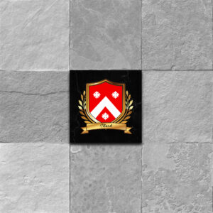 Attard 2 Coat of Arms Ceramic Tile