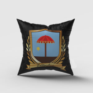 Baldacchino Surname Shield Cushion