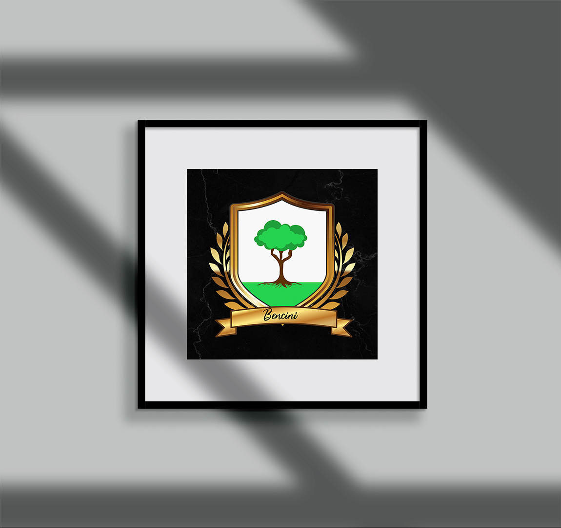 Bencini Surname Shield Prints
