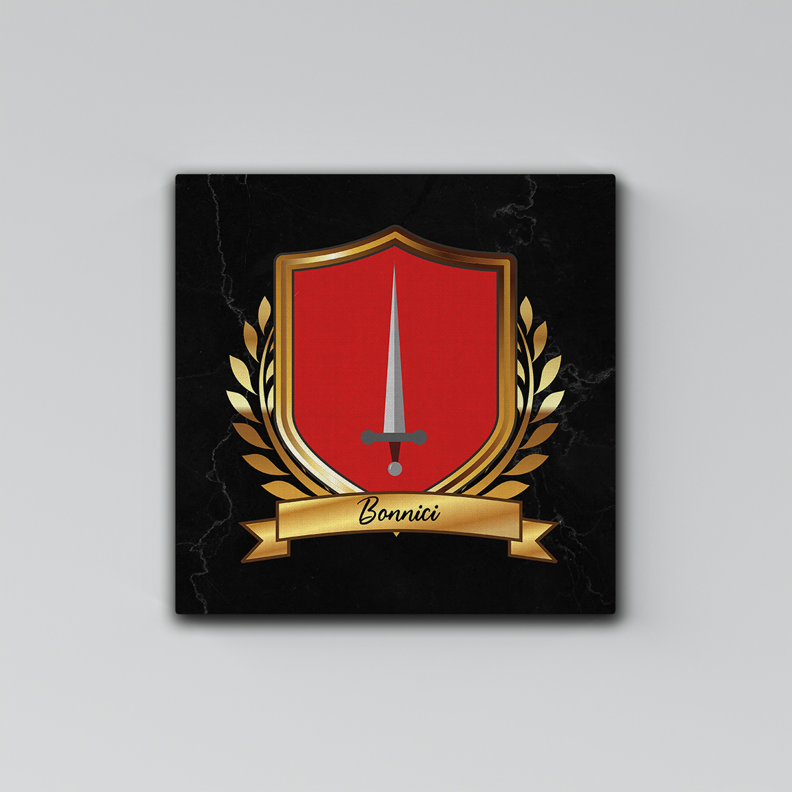 Bonnici Surname Shield Prints - Image 3