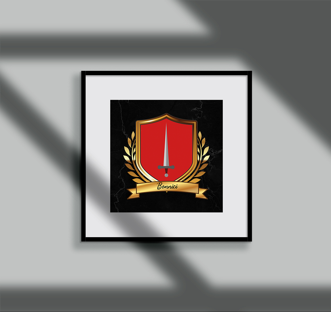 Bonnici Surname Shield Prints