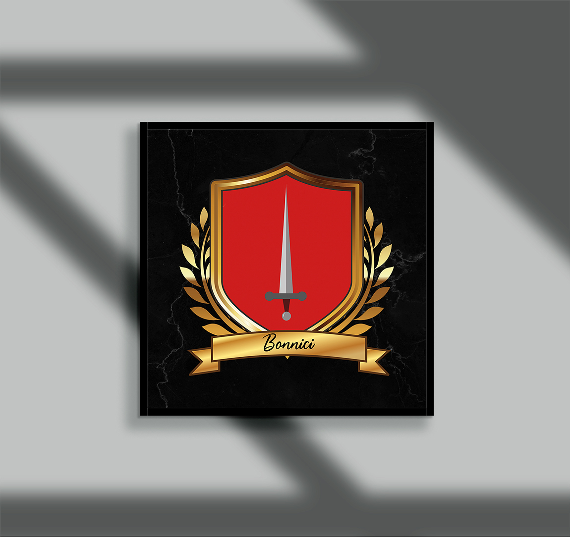 Bonnici Surname Shield Prints - Image 2