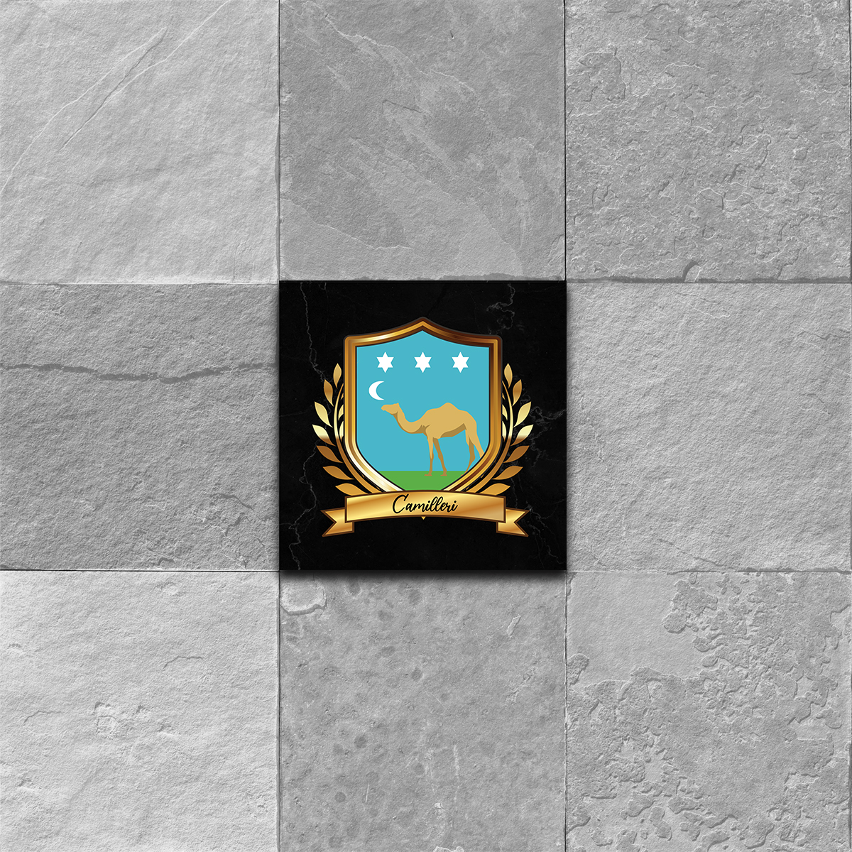 Camilleri Coat of Arms Ceramic Tile