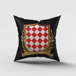 Cini Surname Shield Cushion