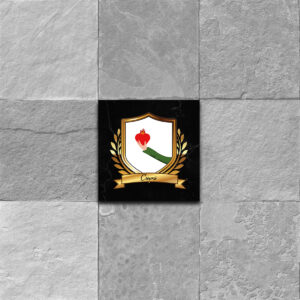 Curmi Coat of Arms Ceramic Tile