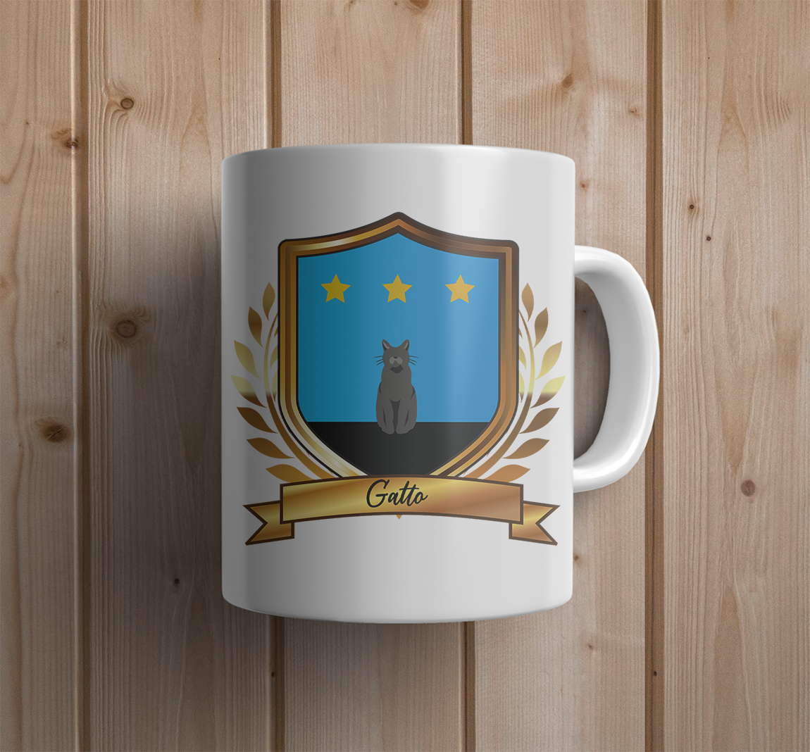 Gatto Shield Mug