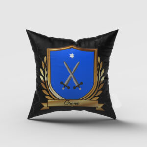Grima Surname Shield Cushion