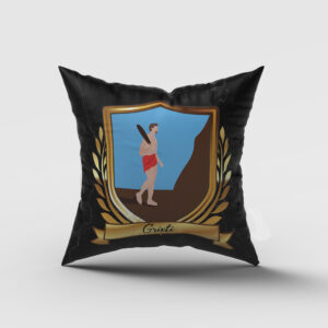 Grixti Surname Shield Cushion