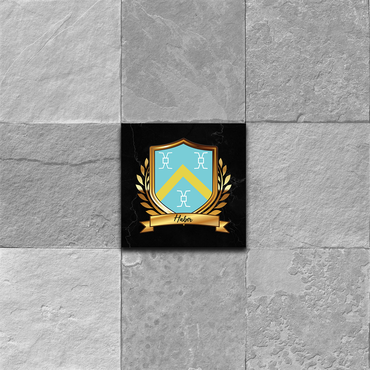 Haber Coat of Arms Ceramic Tile