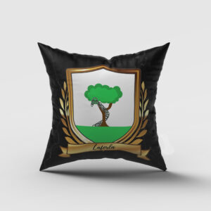 Laferla Surname Shield Cushion