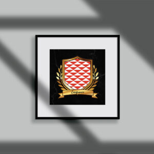 Lanfranco Surname Shield Prints