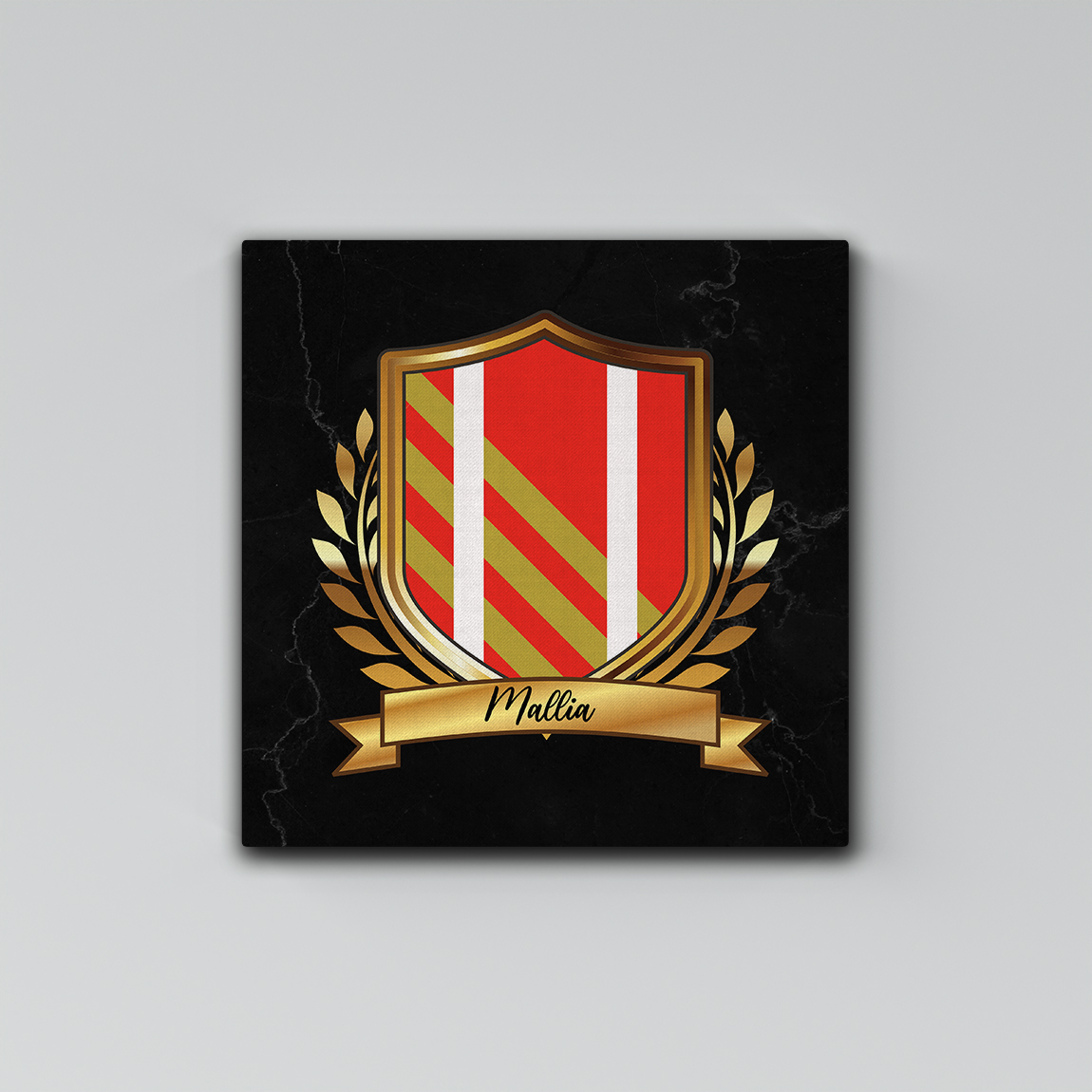 Mallia Surname Shield Prints - Image 3