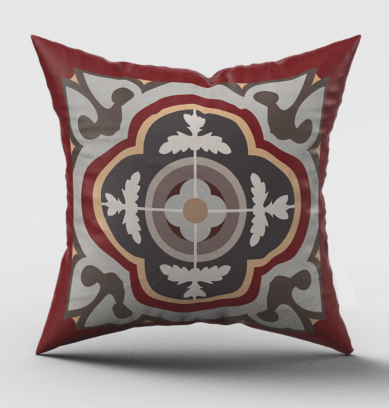 Maltese Tile Cushion Type 17