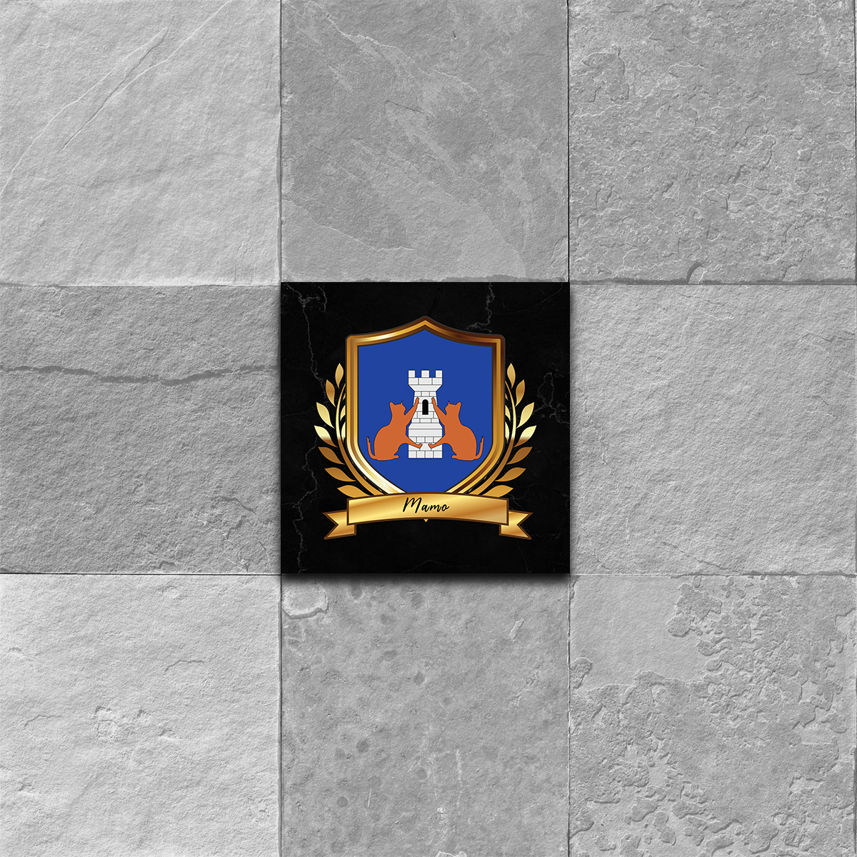 Mamo Coat of Arms Ceramic Tile