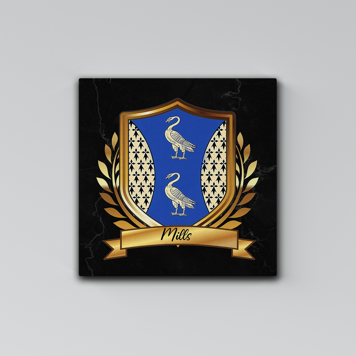 Mills Surname Shield Prints - Image 3