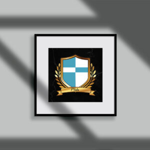 Mula 2 Surname Shield Prints