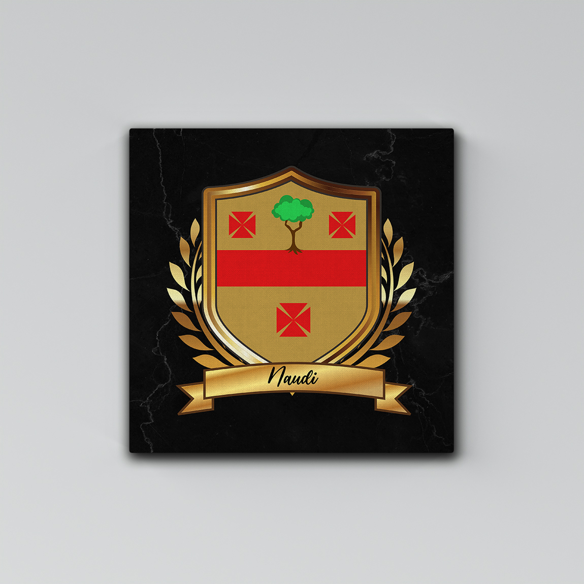 Naudi Surname Shield Prints - Image 3