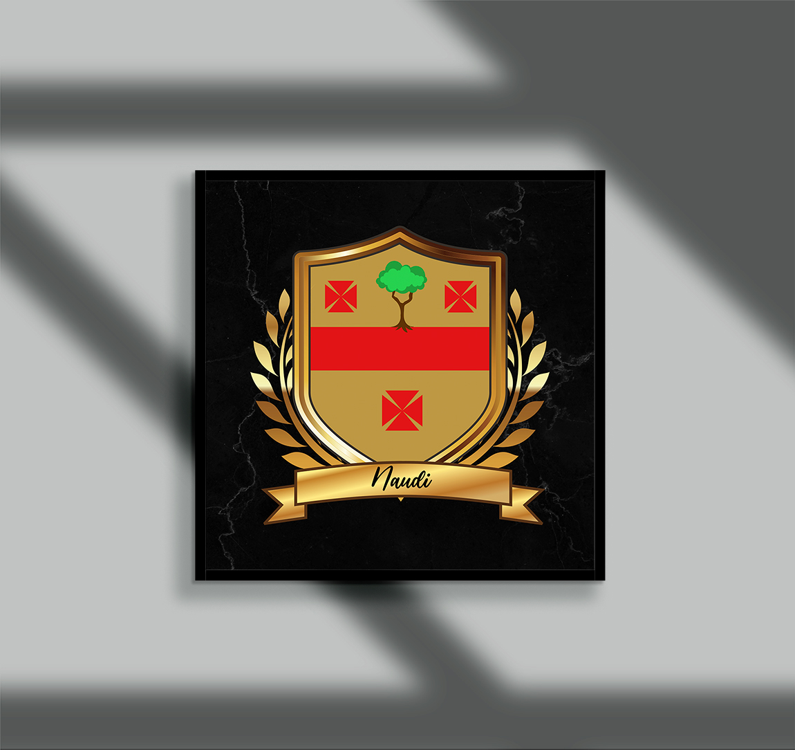 Naudi Surname Shield Prints - Image 2