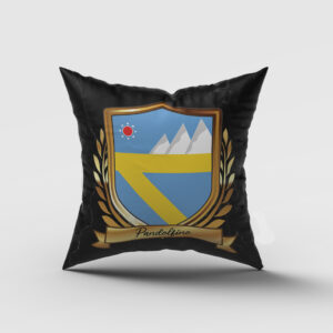 Pandolfino Surname Shield Cushion