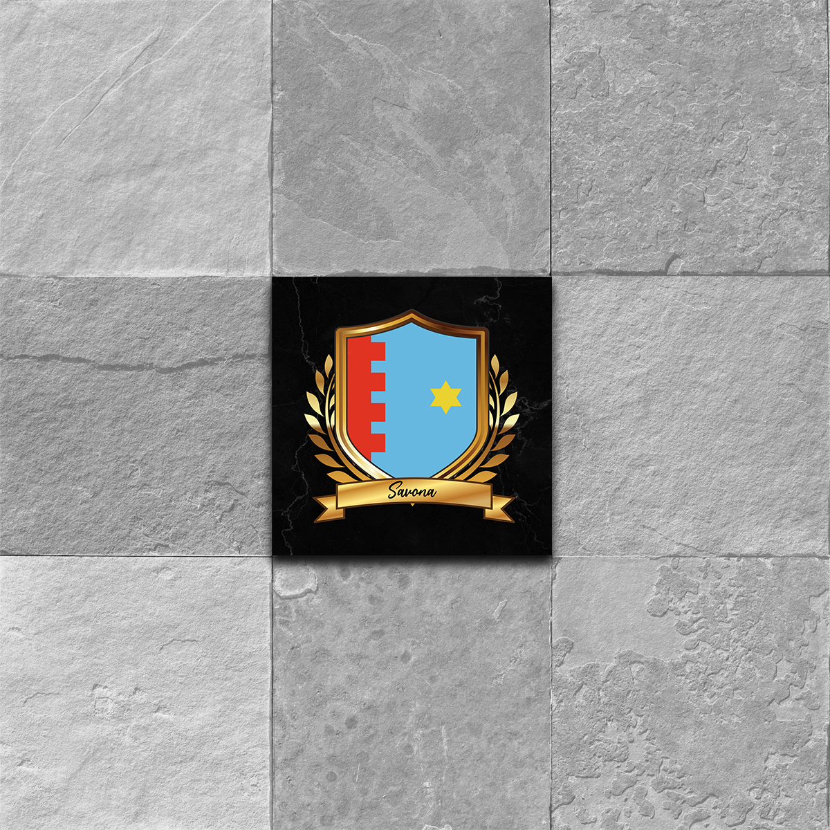 Savona Coat of Arms Ceramic Tile