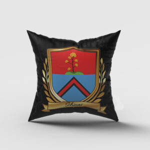 Schinas Surname Shield Cushion