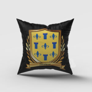 Simiana Surname Shield Cushion