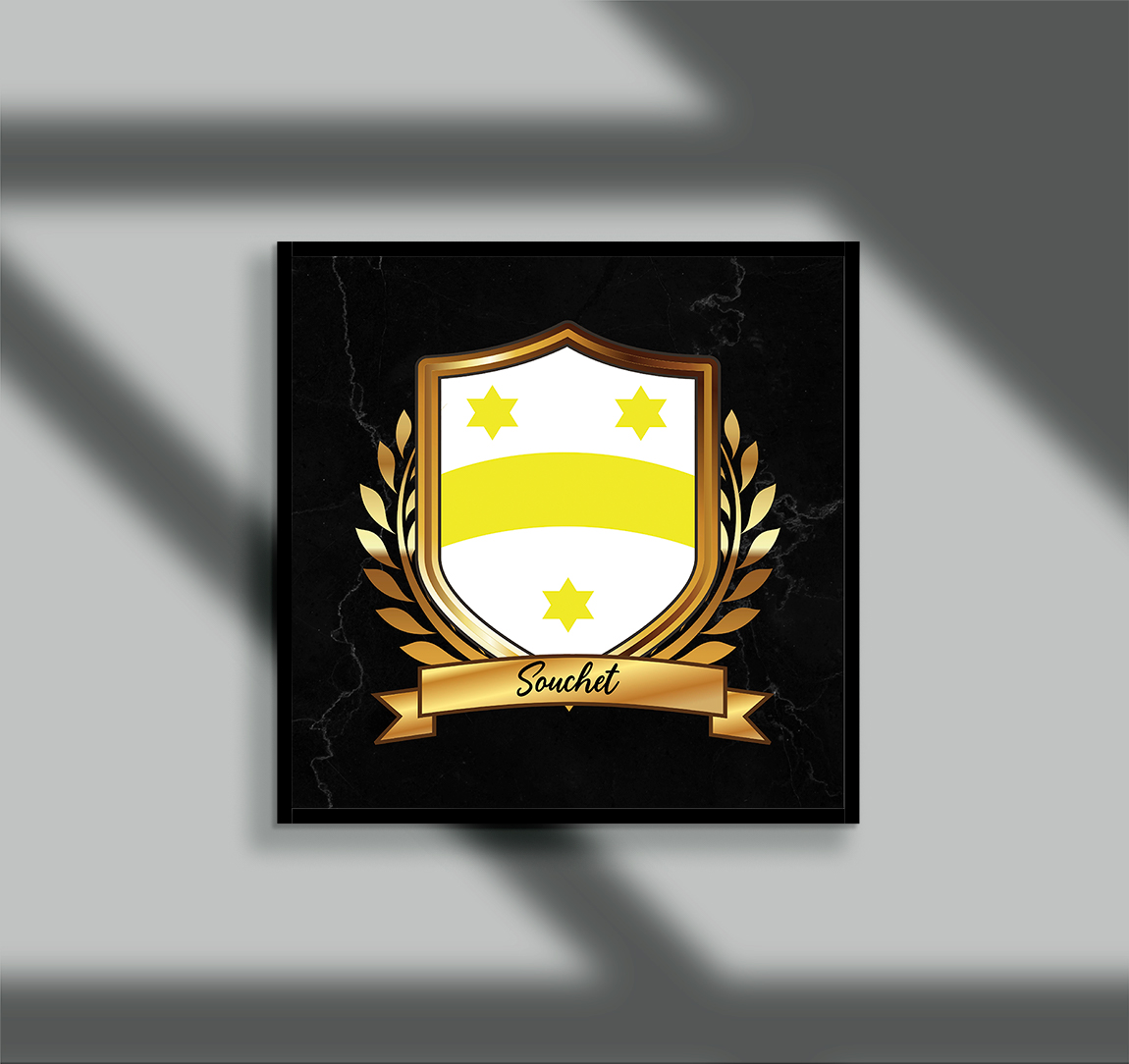 Souchet Surname Shield Prints - Image 2