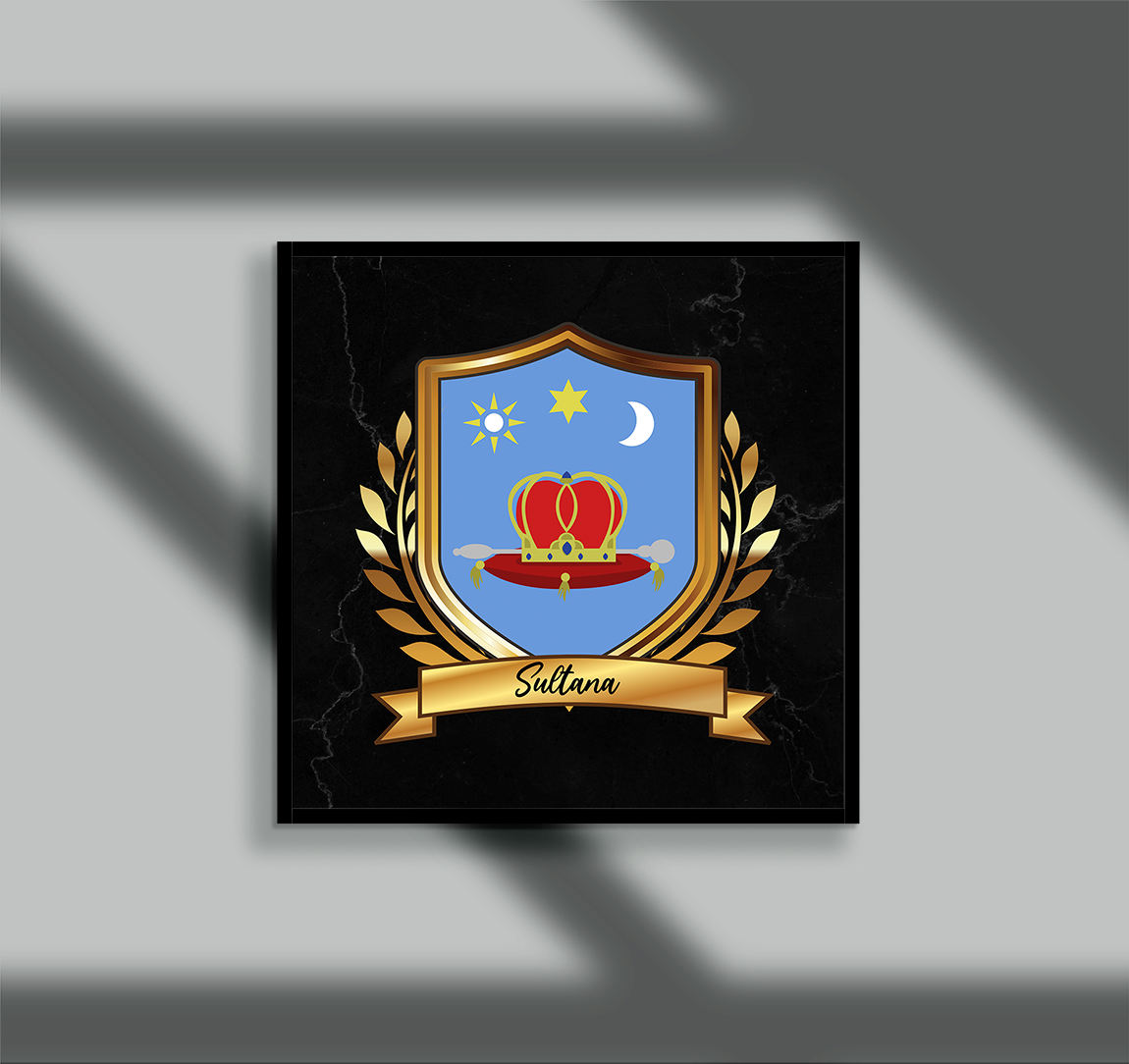 Sultana Surname Shield Prints - Image 2