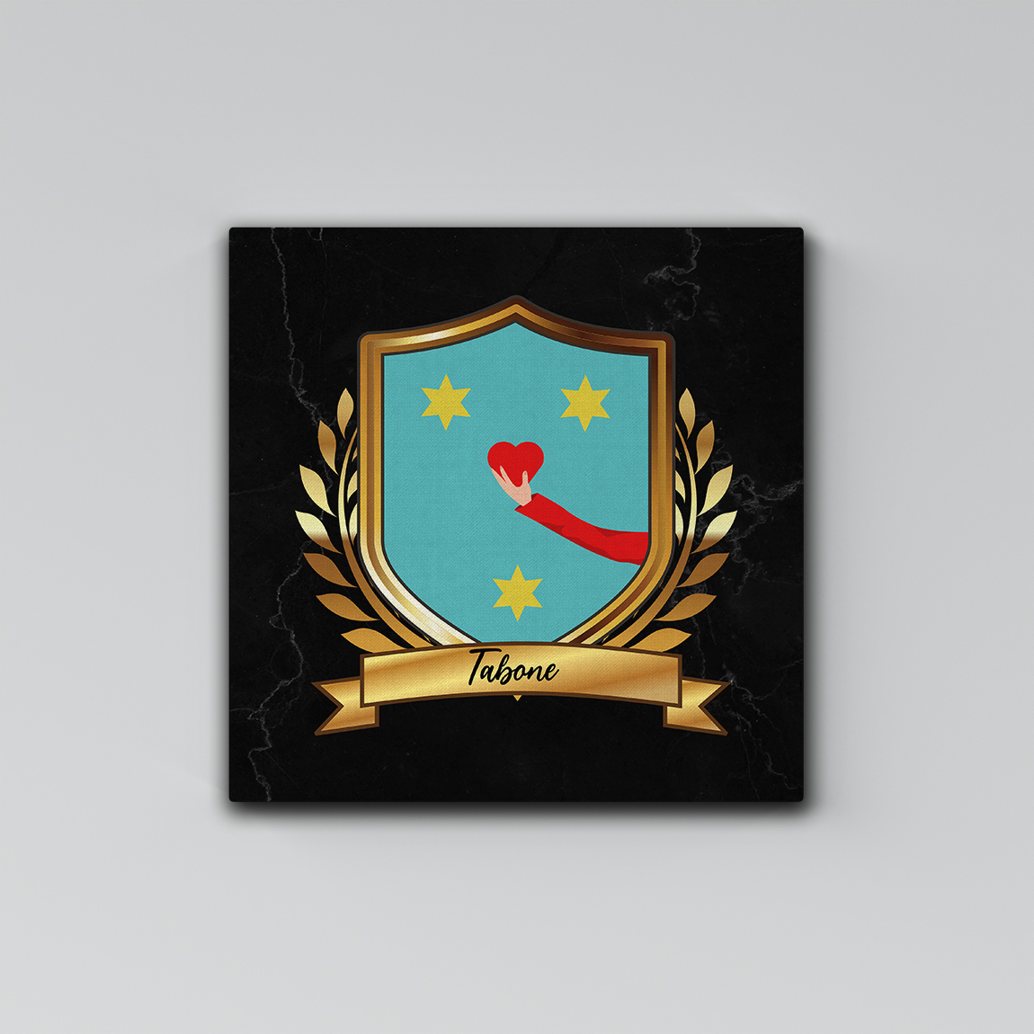 Tabone Surname Shield Prints - Image 3