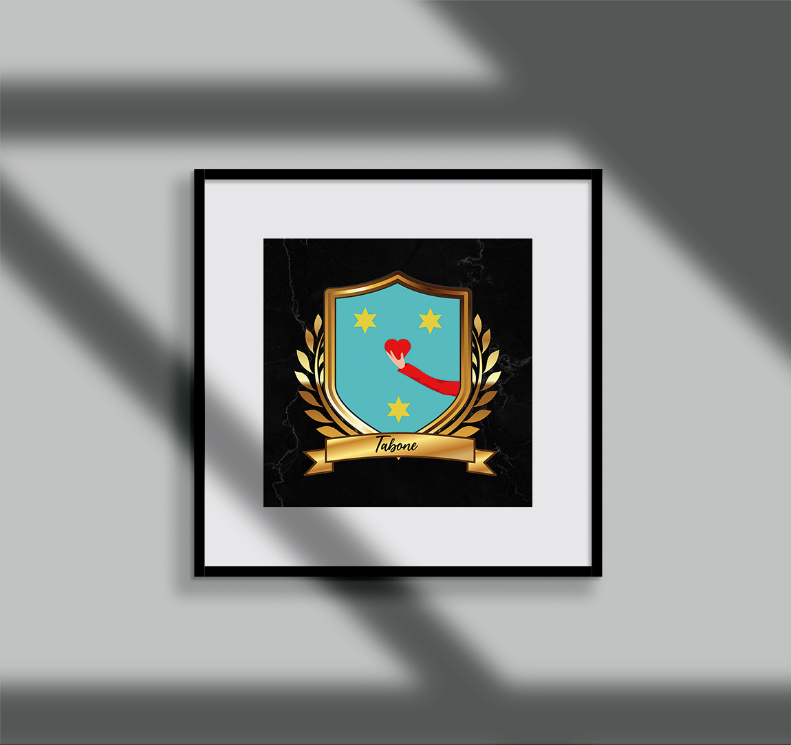 Tabone Surname Shield Prints