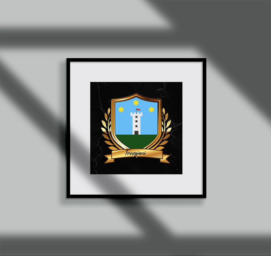 Torregiani Surname Shield Prints