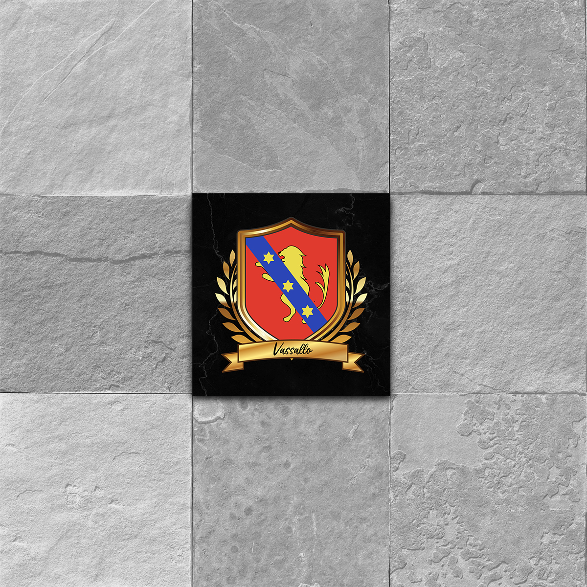 Vassallo Coat of Arms Ceramic Tile