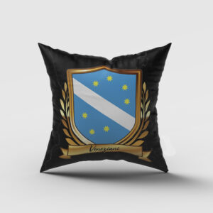 Veneziani Surname Shield Cushion