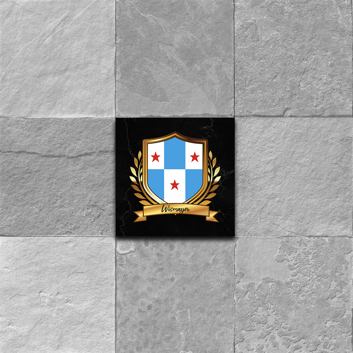 Wismayer Coat of Arms Ceramic Tile