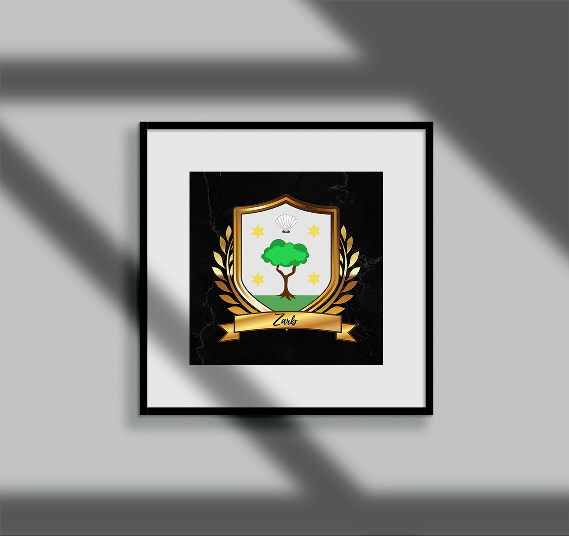 Zarb Surname Shield Prints