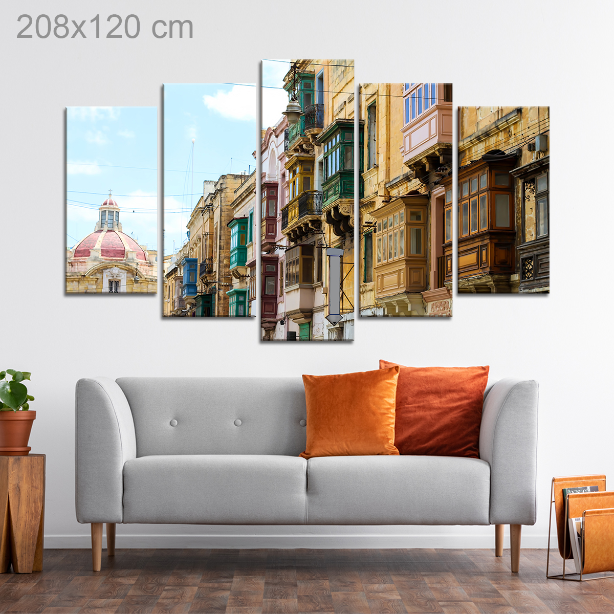 Vittoriosa Facade in Valletta, Malta