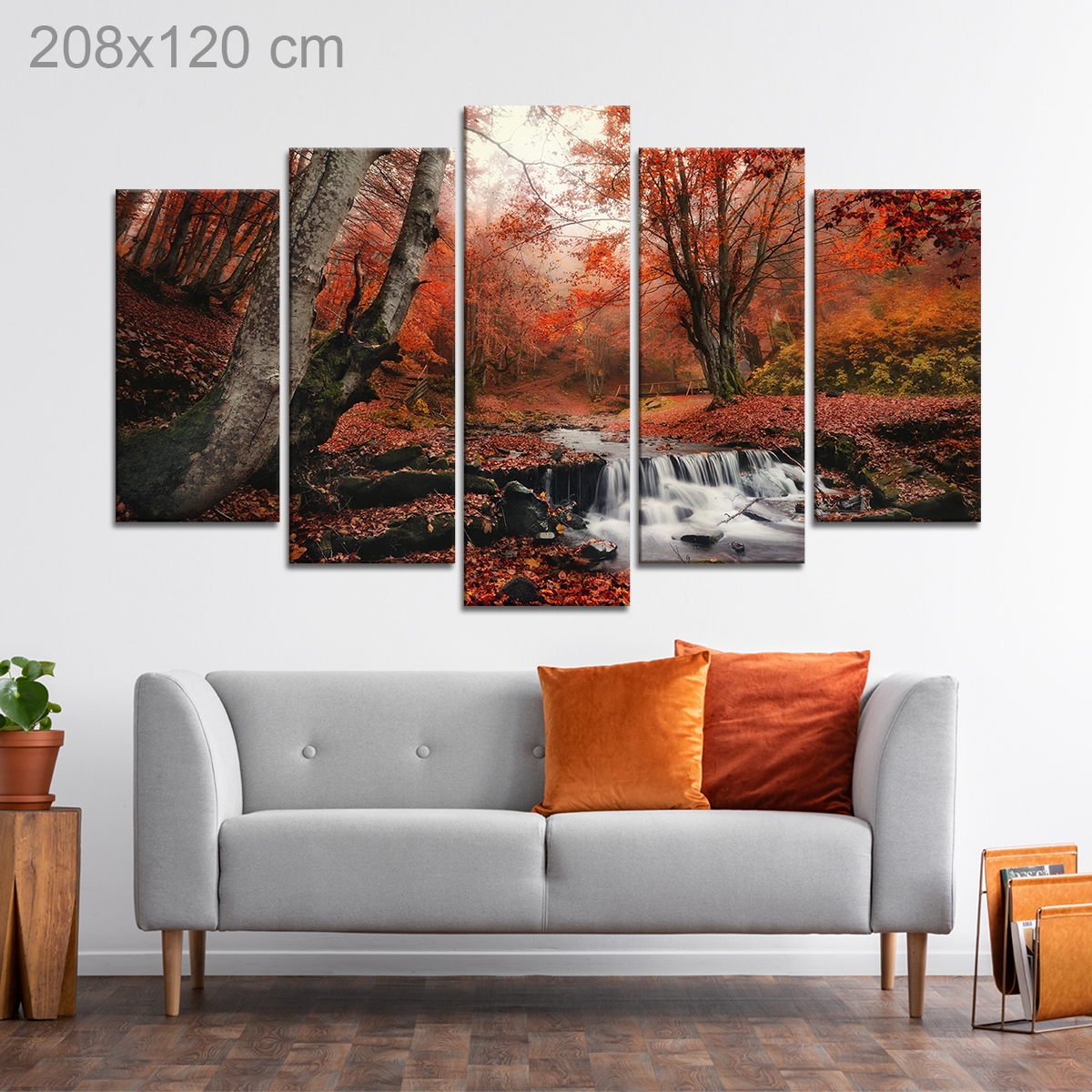 Foggy Forest in Autumn