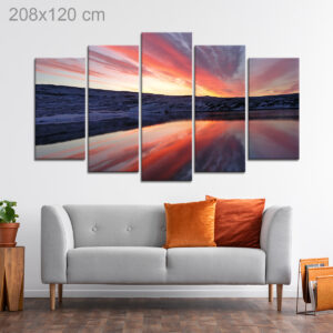 Reflection of a Burning Sky