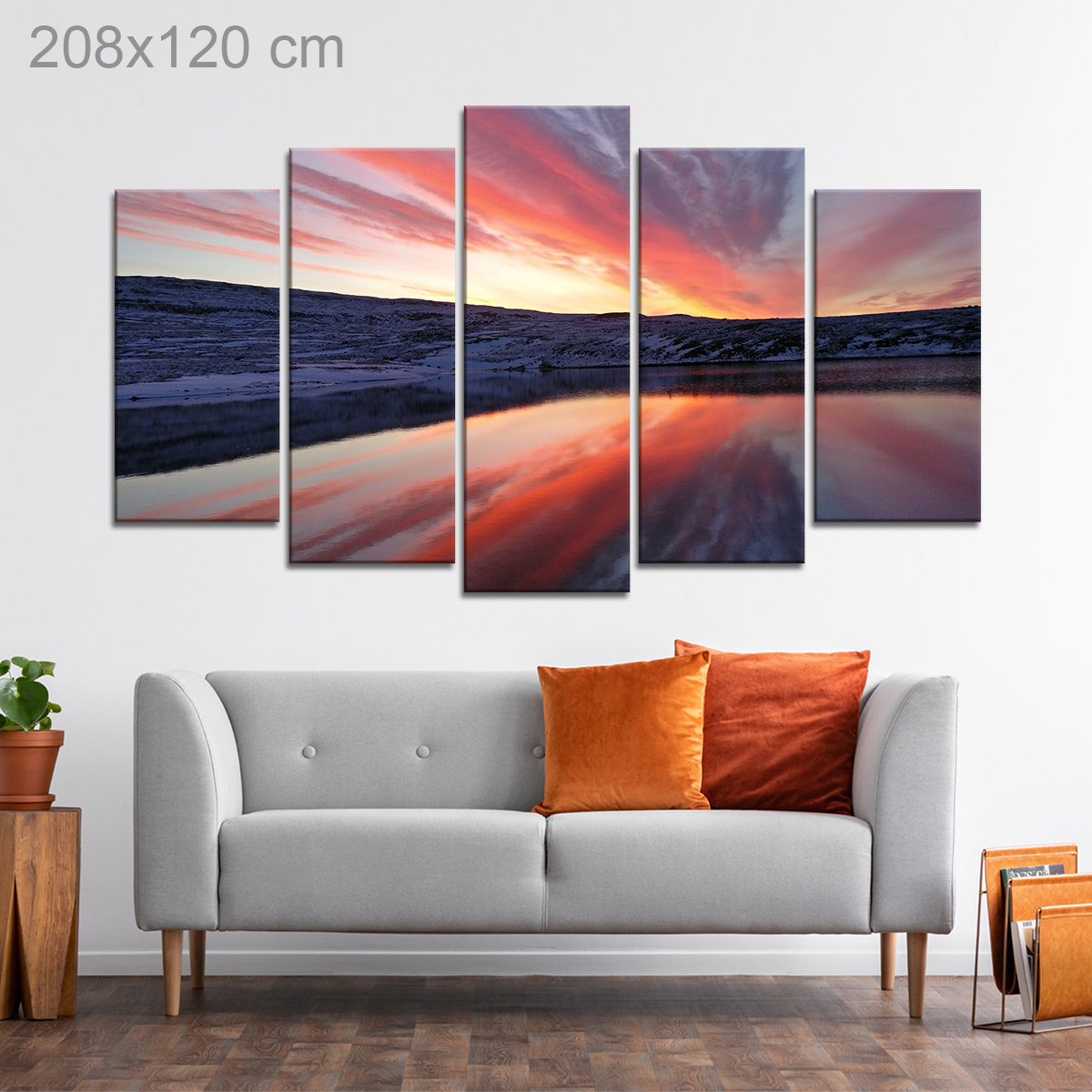 Reflection of a Burning Sky