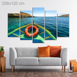 Boat on the Mediterranean Sea